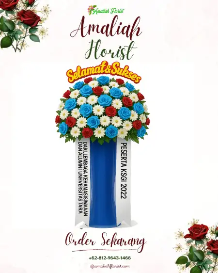 Standing Flowers 2 X 11 Kayu Tanam